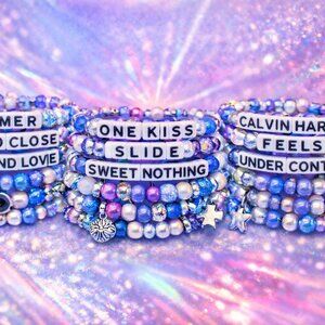 CALVIN HARRIS | set of 10 Kandi festival / rave beaded bracelets